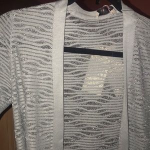 Children’s Silver Cardigan (NEVER WORN!!)
